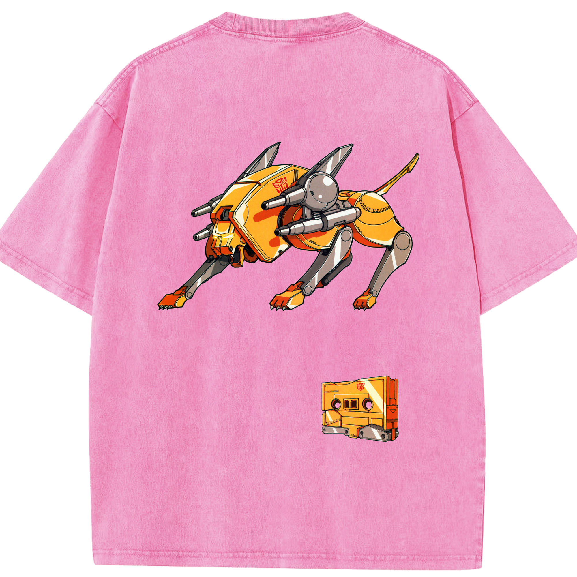 （画像用）  綿100% ヴィンテージ風 半袖Tシャツ（背面プリント）